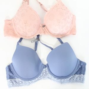 Aerie Bra Set sz 32C Lot of 2 NEW Underwire Lace